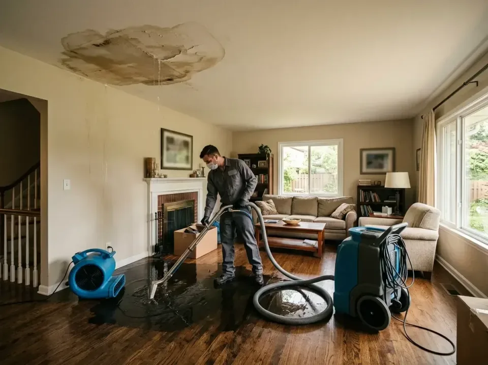 attic-pipe-burst-ceiling-drip-008 — frequently asked questions, Water Damage Restoration & Carpet Care in Broken Arrow, OK